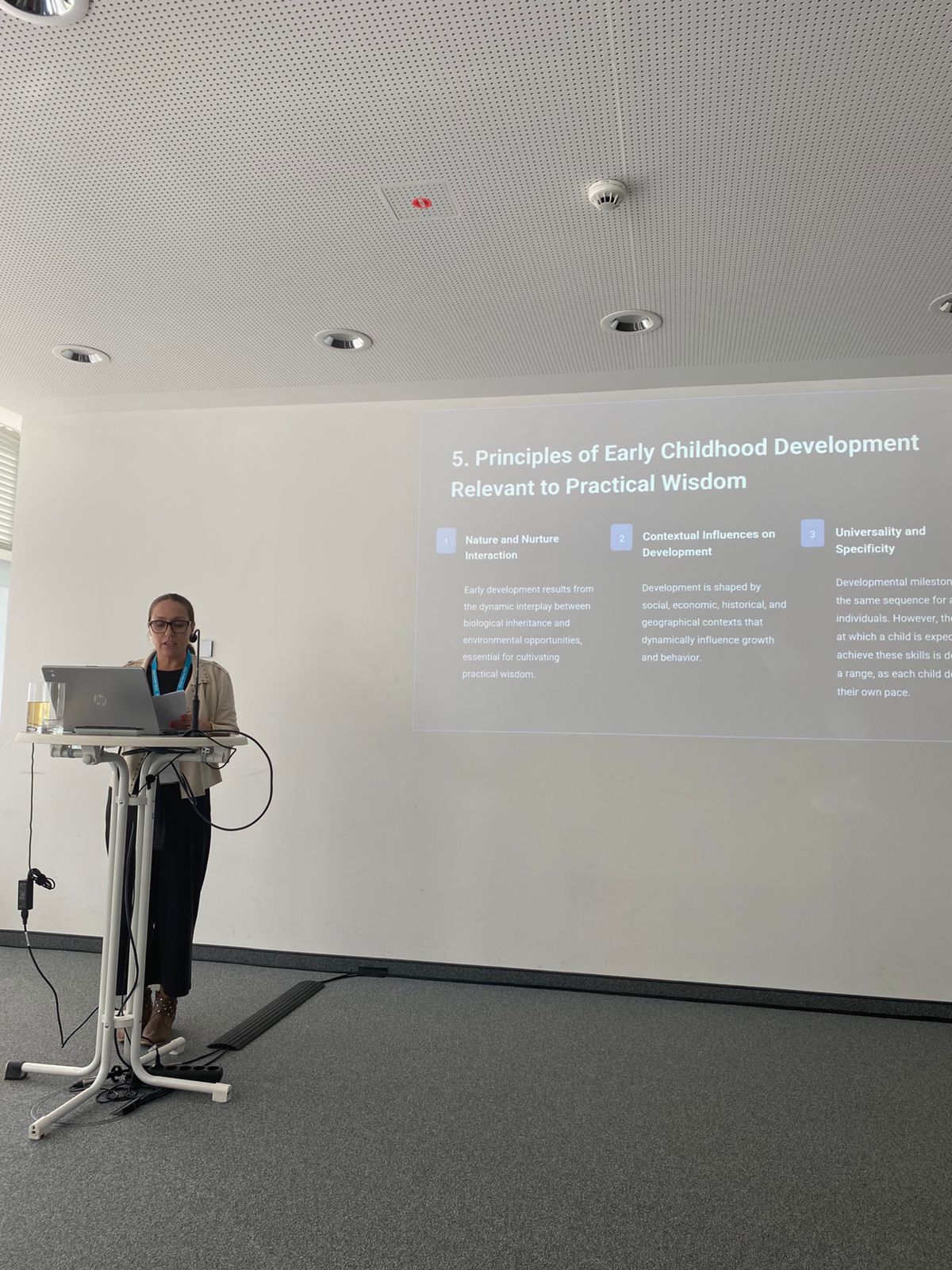 Human Development Lab researcher participates in international conference on character education in Vienna